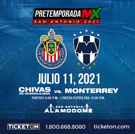 chivas vs monterrey tickets